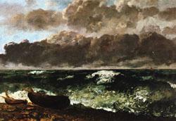 The Stormy Sea(or The Wave, Gustave Courbet